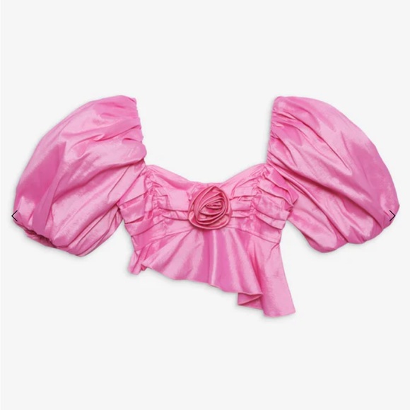 For Love and Lemon: Judith Rose Blouse Top - Picture 4 of 9